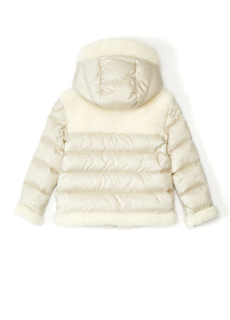 Moncler Çocuk Bej Kapüşonlu Mont 6-9 Ay -1